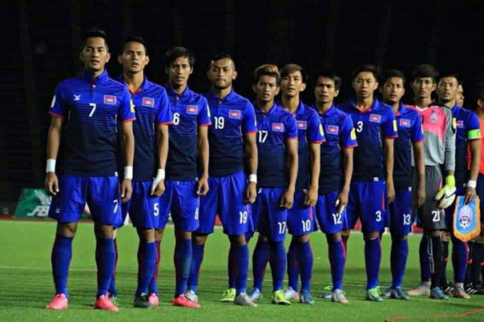 Đội hình tập trung của tuyển Campuchia tại AFF Cup 2021