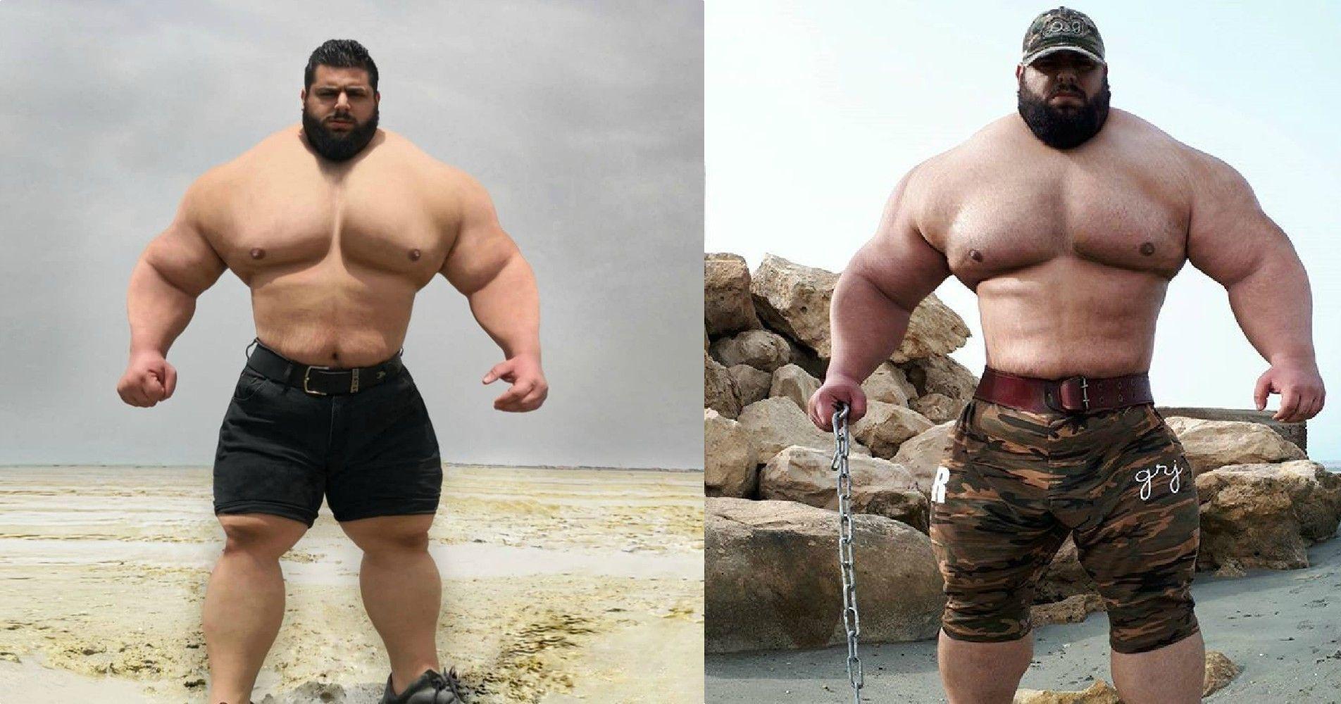 Hulk Iran luyện tập cơ bắp theo cách đặc biệt